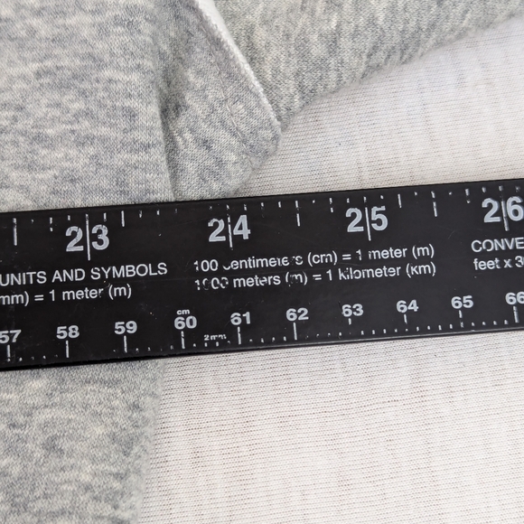 ONE WORLD Open Jacket Cardigan Faux Fleece Look Light Grey Off White XL - Picture 8 of 10